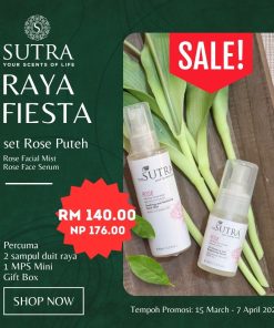 Raya Fiesta Set Rose Puteh