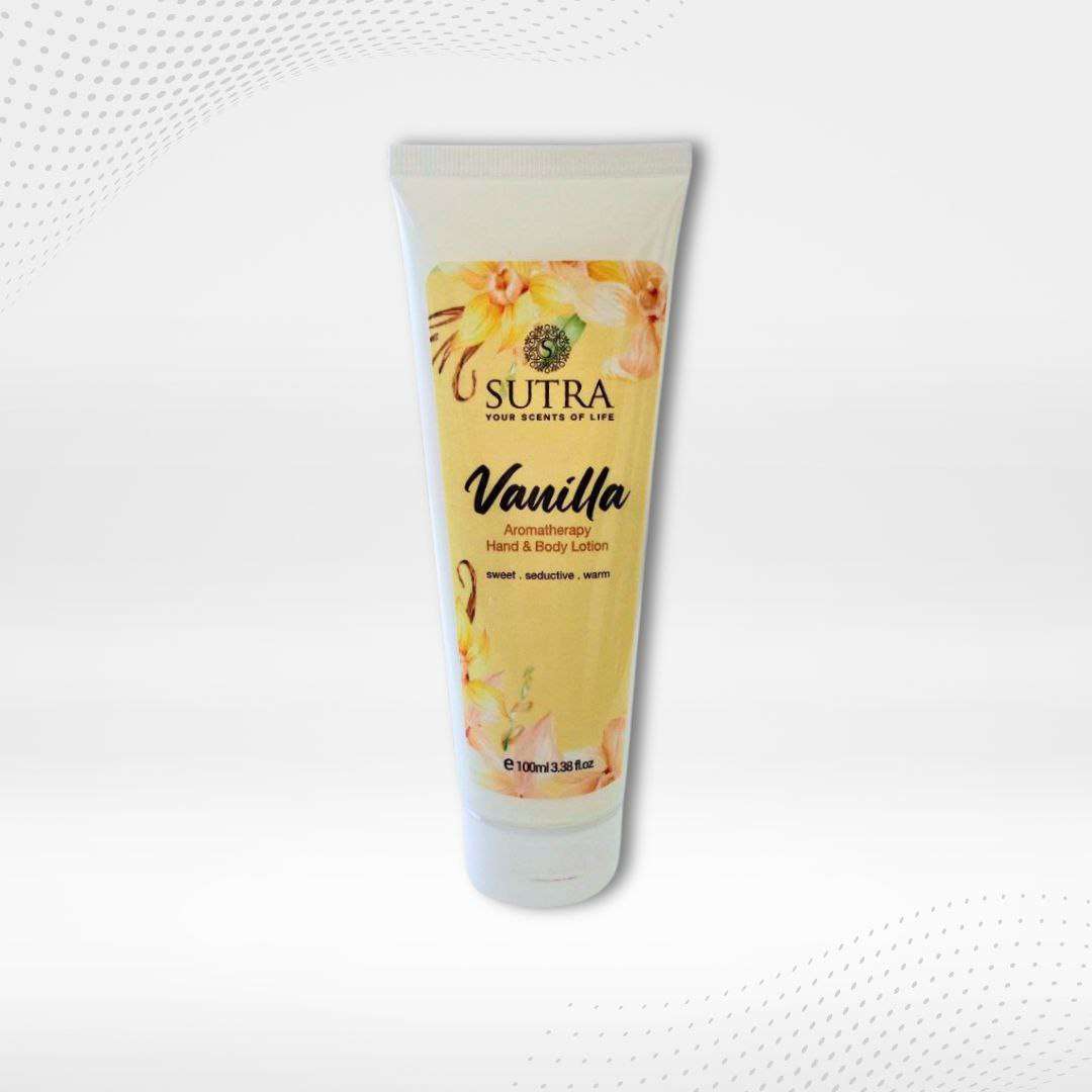 Vanilla aromatherapy hand and body lotion