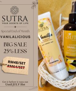 Sutra Vanilla lotion and multipurpose spray