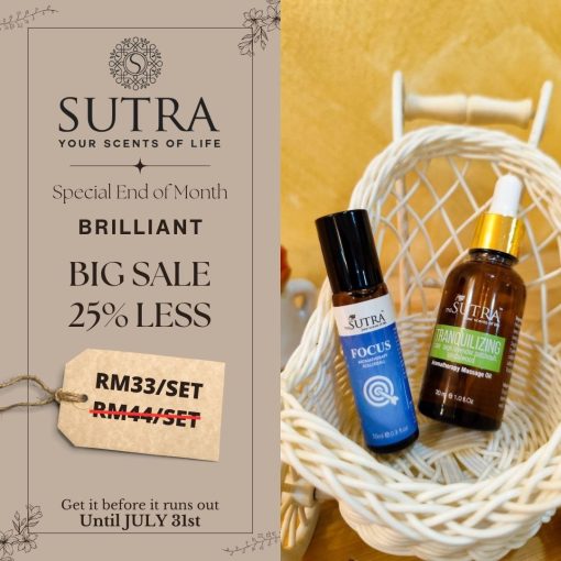 Sutra Focus and Tranquilizing Massage Oil