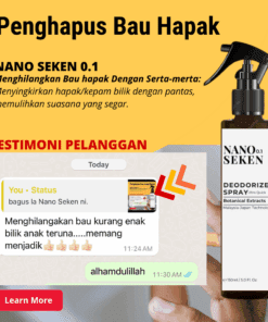 NANO SEKEN 0.1 DEODORIZER SPRAY ULTRA QUICK