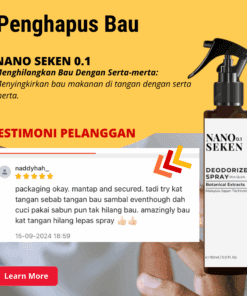 NANO SEKEN 0.1 DEODORIZER SPRAY ULTRA QUICK