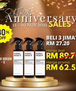 SET #4 Anniversary Sales Sutra [NANO SEKEN 0.1 DEODORIZER SPRAY]
