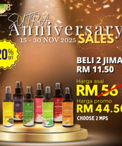 Anniversary Sales Sutra SET 5 [AROMATHERAPY SPRAY] 20% OFF - 2 PCS OF ANY AROMATHERAPY SPRAY