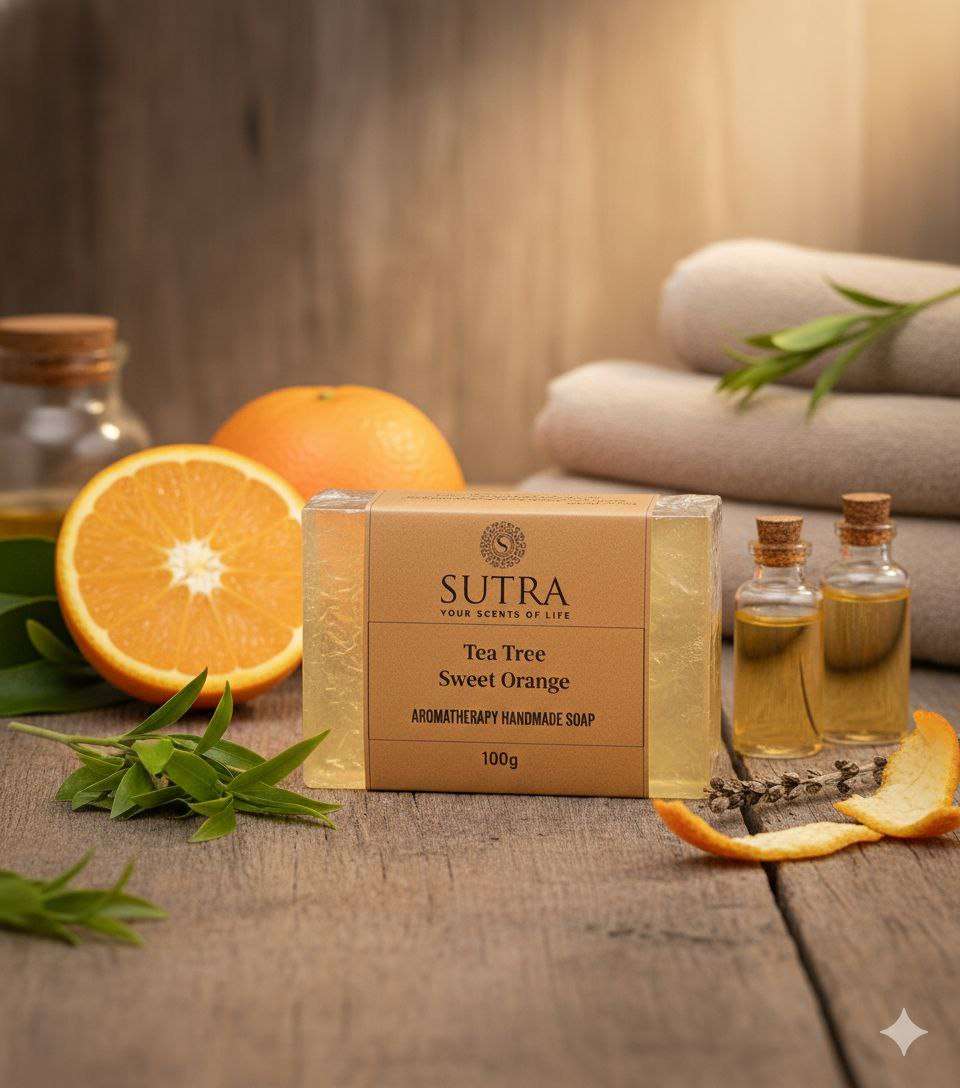 Aromatherapy soap Tea Tree Sweet Orange