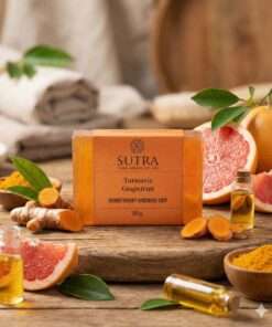 Aromatherapy soap Turmeric Grapefruit
